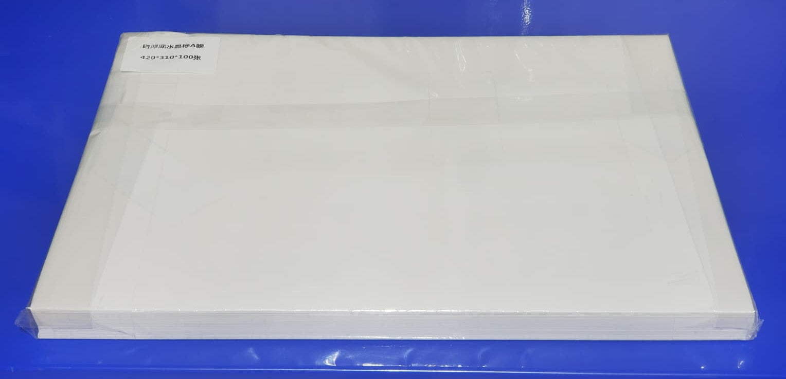 "A" Film Sheets Required for UV/DTF for a Flatbed Printer
