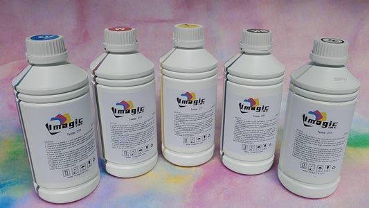 Imagic DTF Ink for DTF Textile T-shirt Printer for Epson xp600 dx5 dx6 all colors CMYK + White 1000ml Bottle