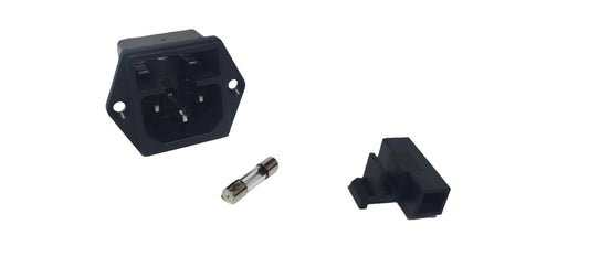 Pack of 2 Power Inlet Socket with Fuse Holder for Jay's Printers