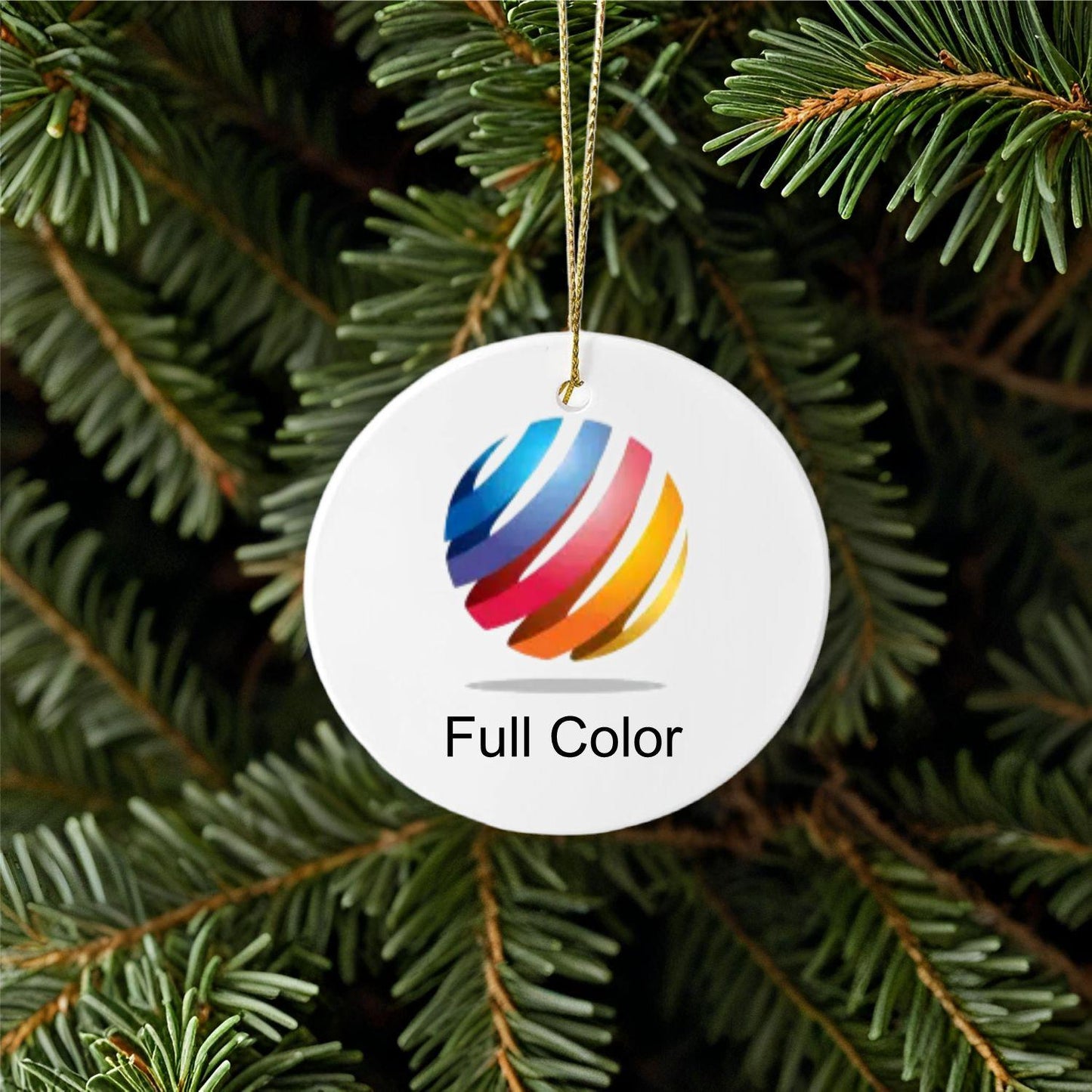 Ceramic UV Printable Ornaments 3in Bulk Wholesale