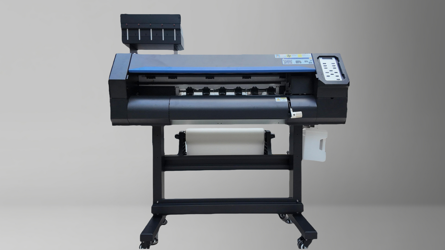 In Stock! J24 a 24 inch DTF Printer with Shaker Oven two I1600 printheads Starter Pack