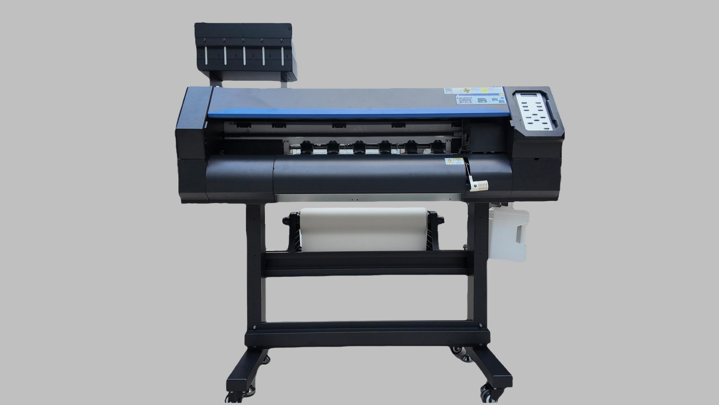In Stock! J24 a 24 inch DTF Printer with Shaker Oven two I1600 printheads Starter Pack