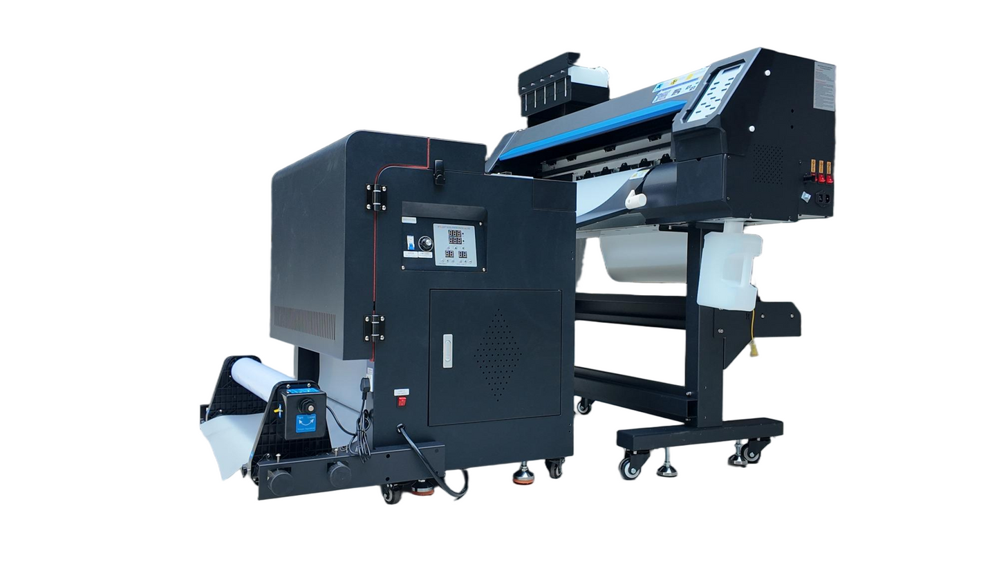 In Stock! J24 a 24 inch DTF Printer with Shaker Oven two I1600 printheads Starter Pack