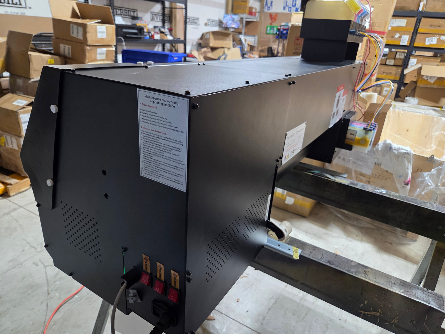 Refurbished J24 a 24 inch DTF Printer with two I1600 printheads (Oven Sold Separately)