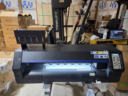 Refurbished J24 a 24 inch DTF Printer with two I1600 printheads (Oven Sold Separately)