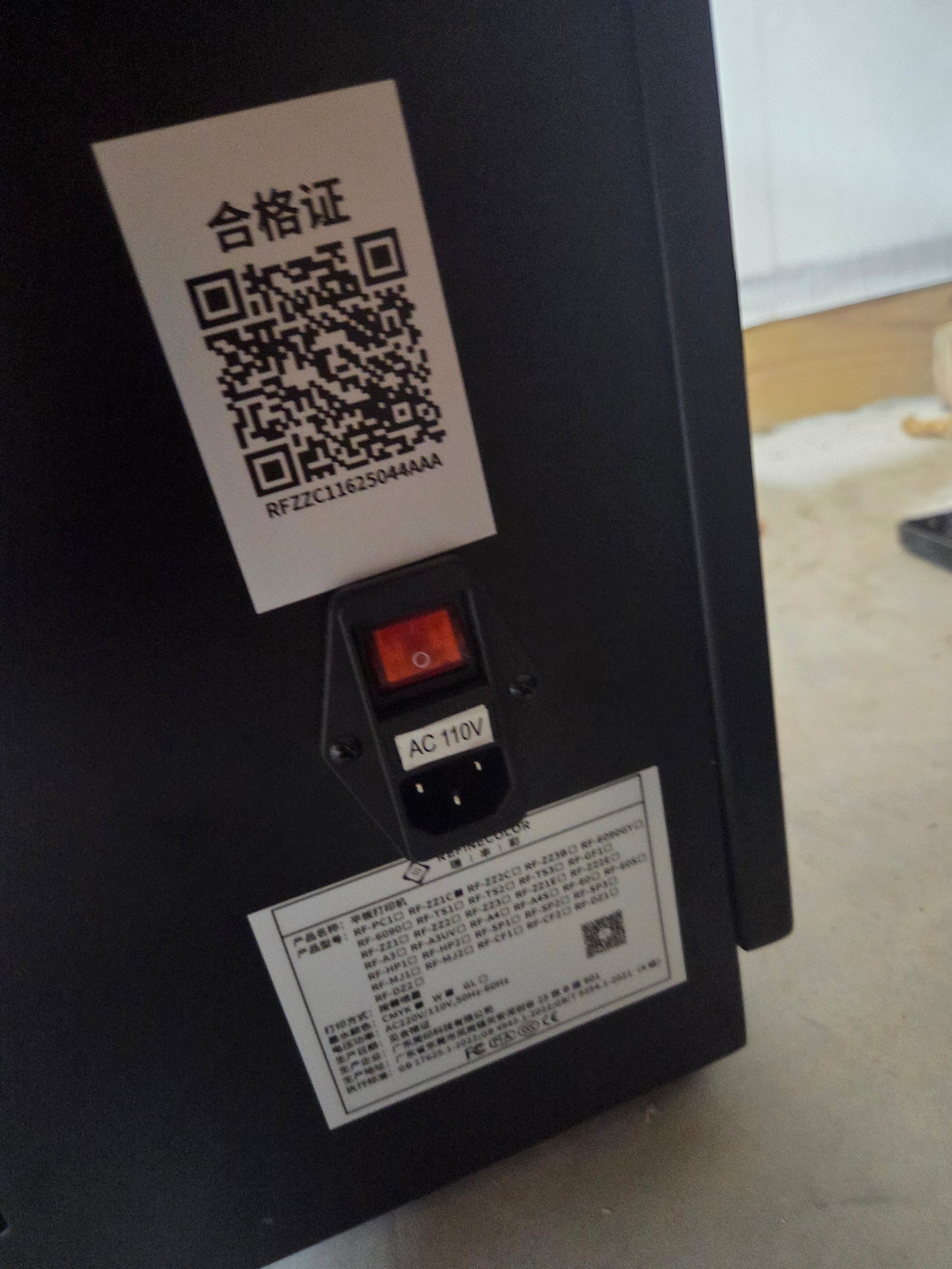 Salvage broken machines As-Is ZZ1C #044 and CF30 #045 Flatbed UV printer by Jays Printers - Please contact before buying