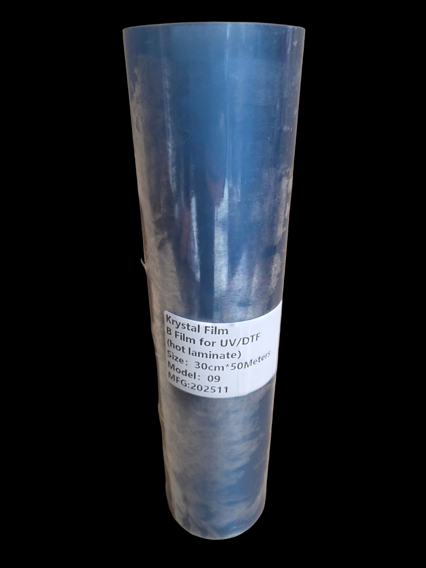 B Film for UVDTF 50 meters 1 inch roll for 30cm laminator