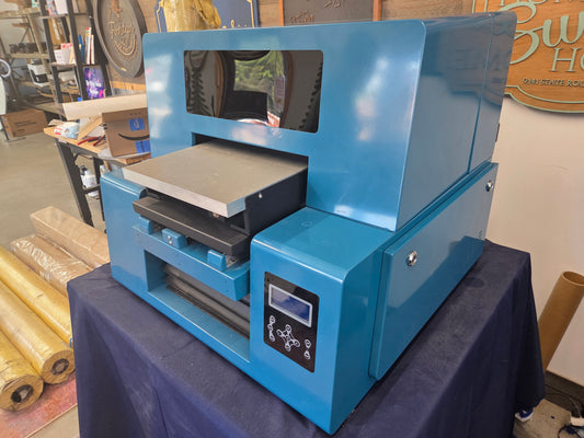 Showroom JC2C ZZ2C 2 head  UV printer Flatbed  from Jay's Printers