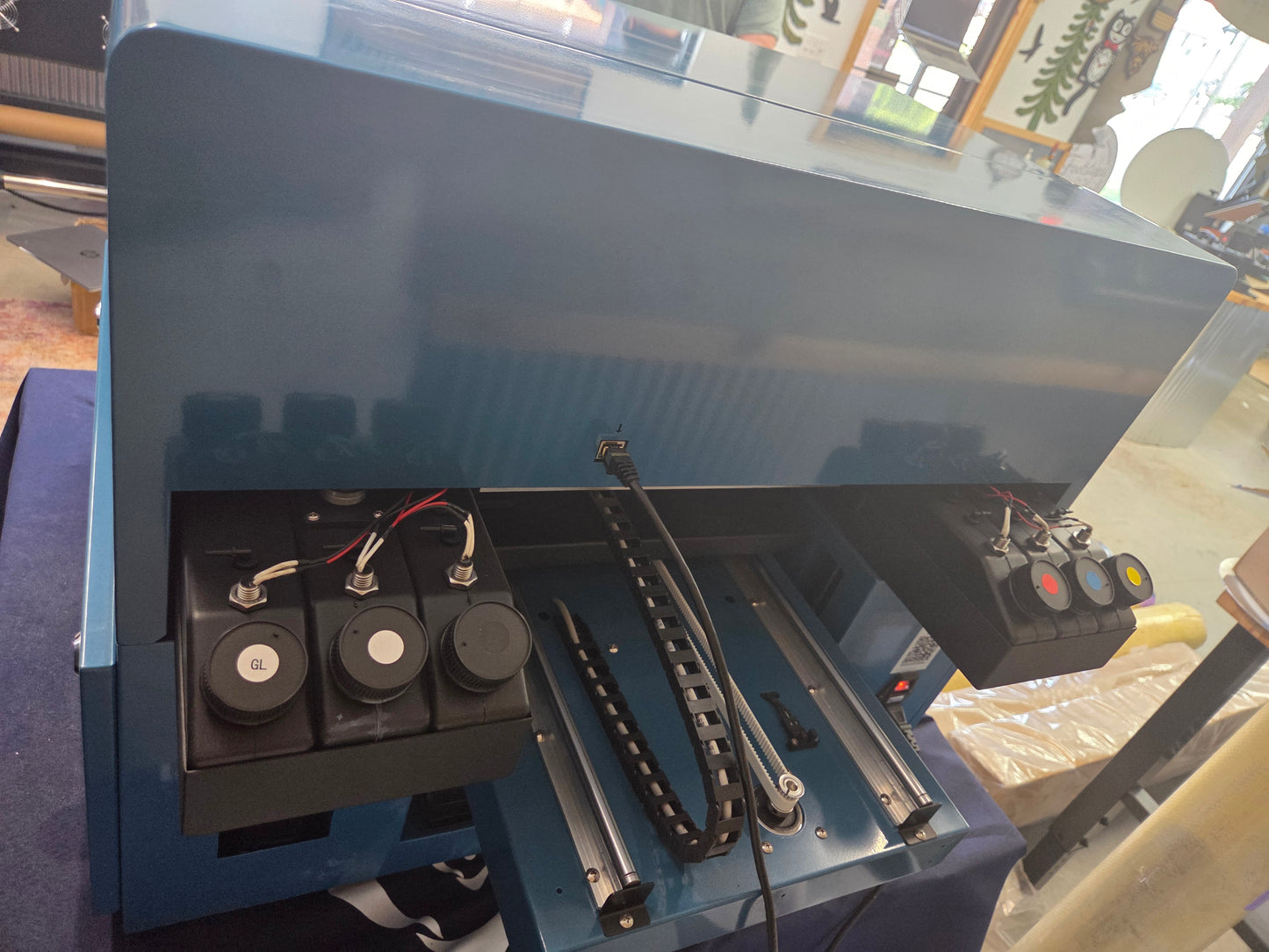 Showroom JC2C ZZ2C 2 head  UV printer Flatbed  from Jay's Printers