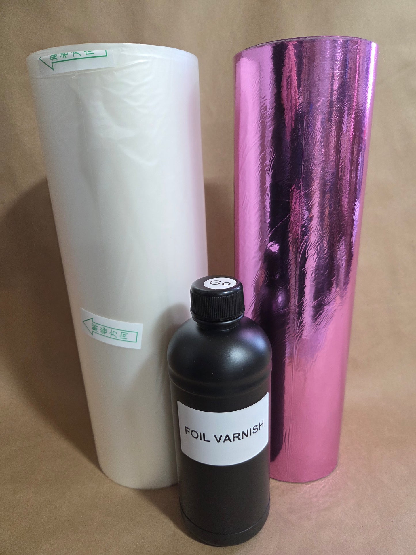 Starter Kit for Hot Foil Varnish Gloss for Foil Film Colored Film Printing UVDTF Upgrade Starter Kit.