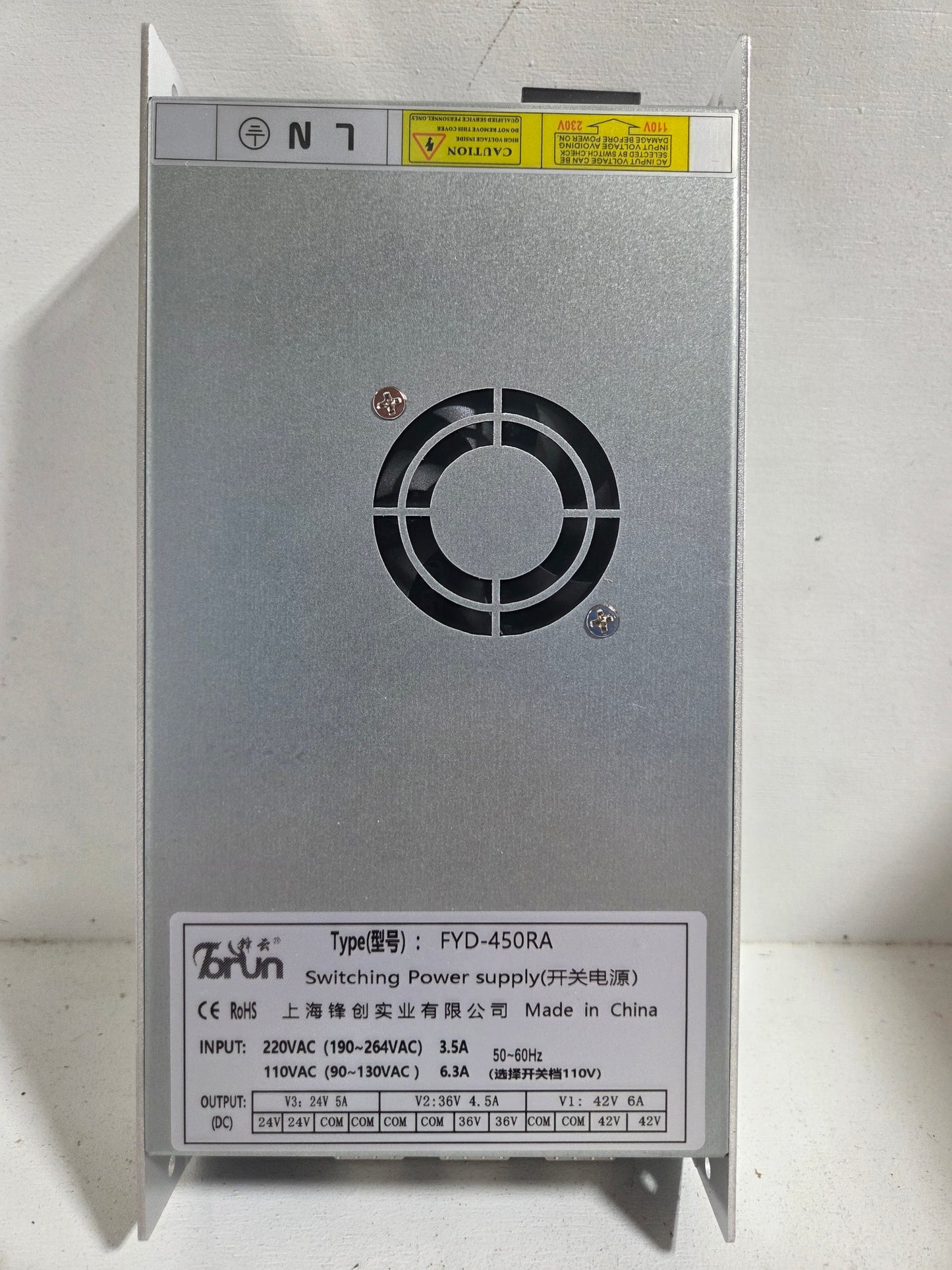 Power Supply - FYD-450RA (42V) - Switching Power Supply - Torun - fits our J650