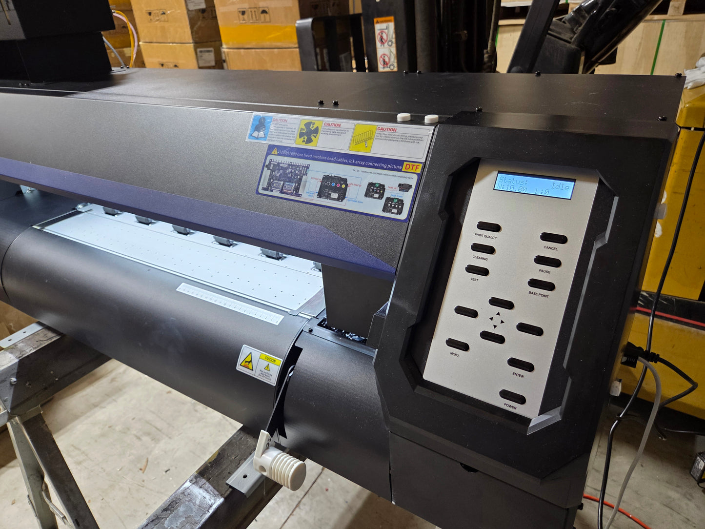 Refurbished J24 a 24 inch DTF Printer with two I1600 printheads (Oven Sold Separately)